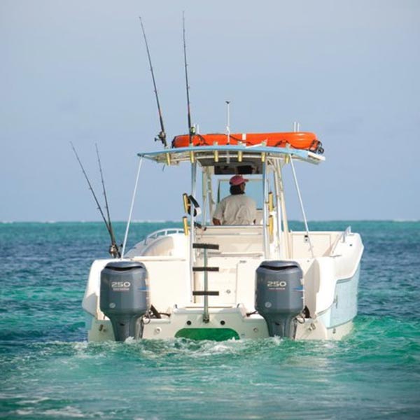 charter boat in water in st thomas uvi